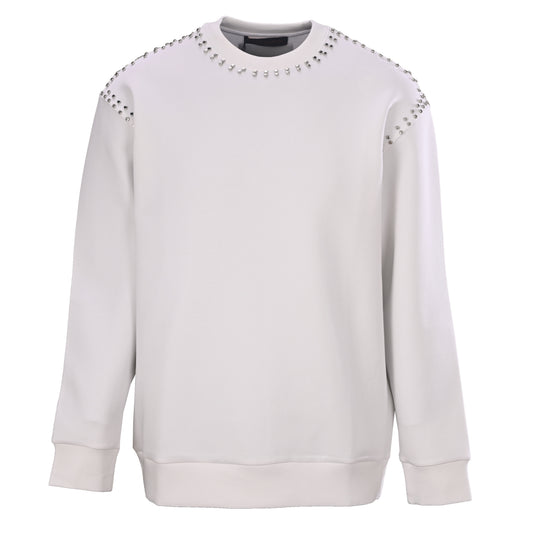 Louis Vuitton Rivet-Embellished Crewneck Sweatshirt | Studded Designer Pullover for Statement Streetwear and Casual Outfits