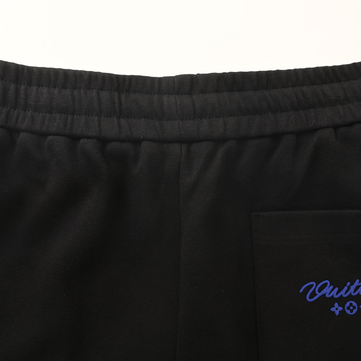 Louis Vuitton Blue Gesture & Letter Print Shorts | Designer Summer Style
