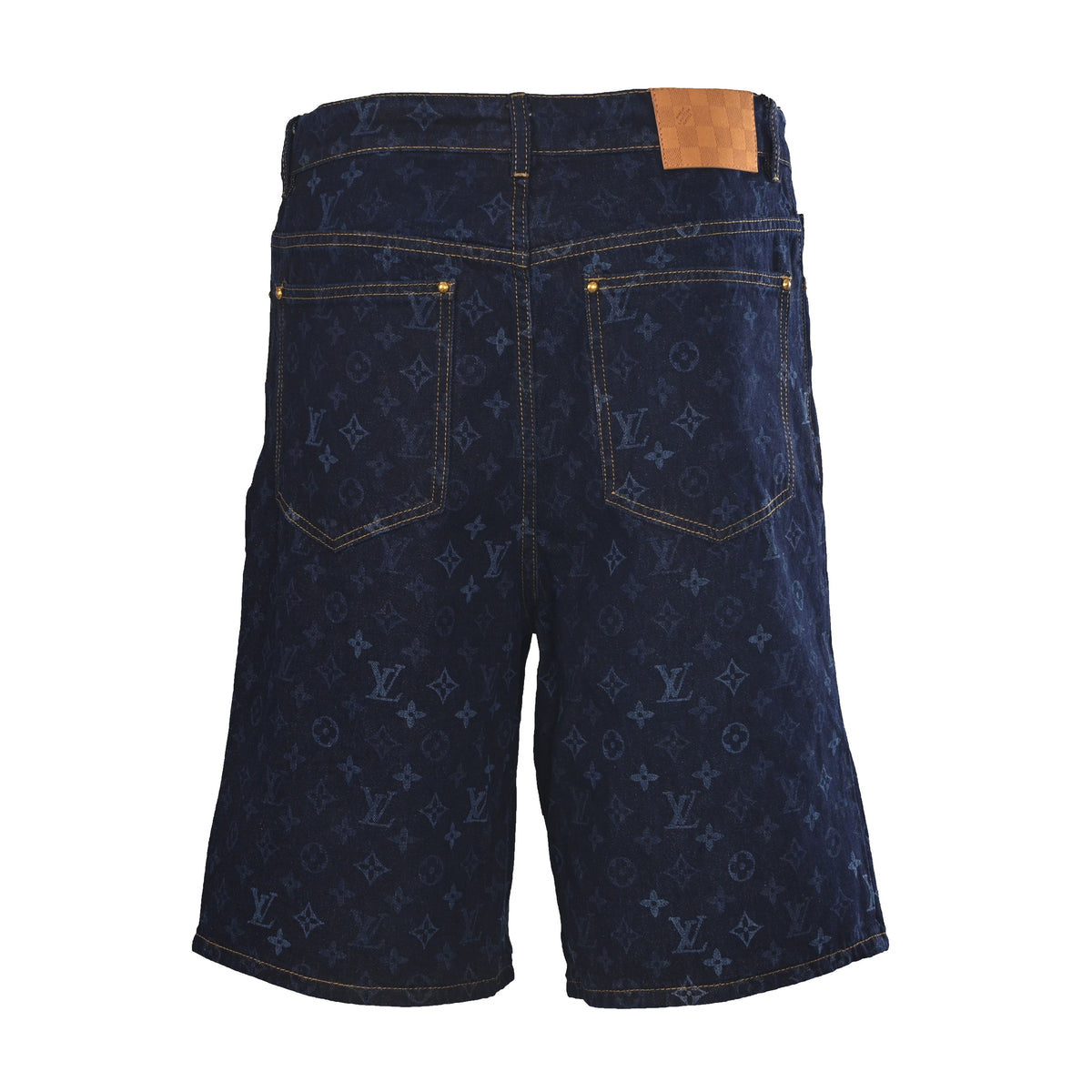 Louis Vuitton All-Over Monogram Denim Shorts | Luxury Summer Streetwear