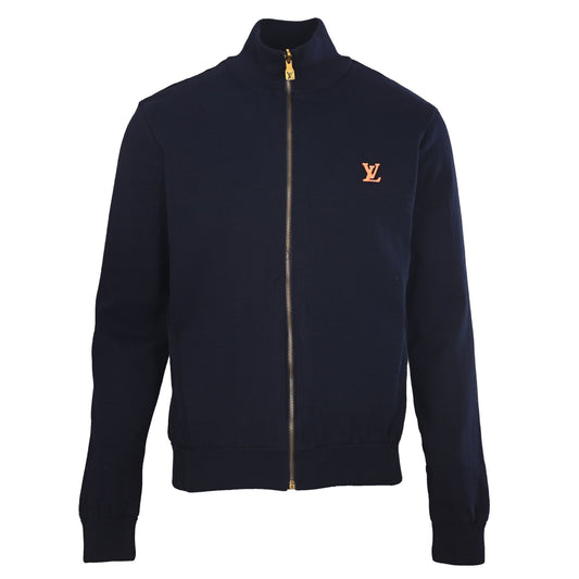 Louis Vuitton Reversible Stand-Collar Jacket | Luxury Leather Label Detail