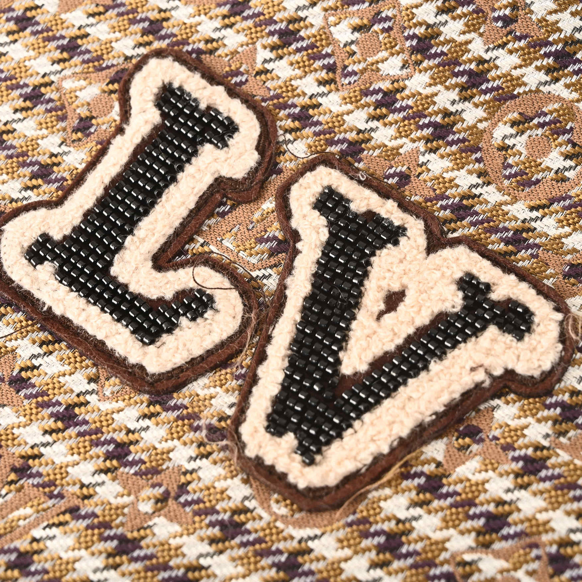 Louis Vuitton Houndstooth Monogram Jacket | Designer Patterned Outerwear for Smart Casual and Modern Streetwear
