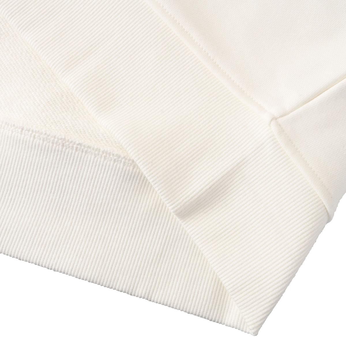Louis Vuitton Ivory Cotton French Terry Hoodie with Tan Leather Chest Patch, Unisex Relaxed-Fit Pullover with Drawstring Hood and Kangaroo Pocket