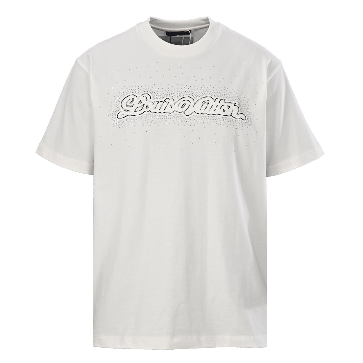 Louis Vuitton Rhinestone Script T-Shirt with Terry Embroidery | Luxury Streetwear