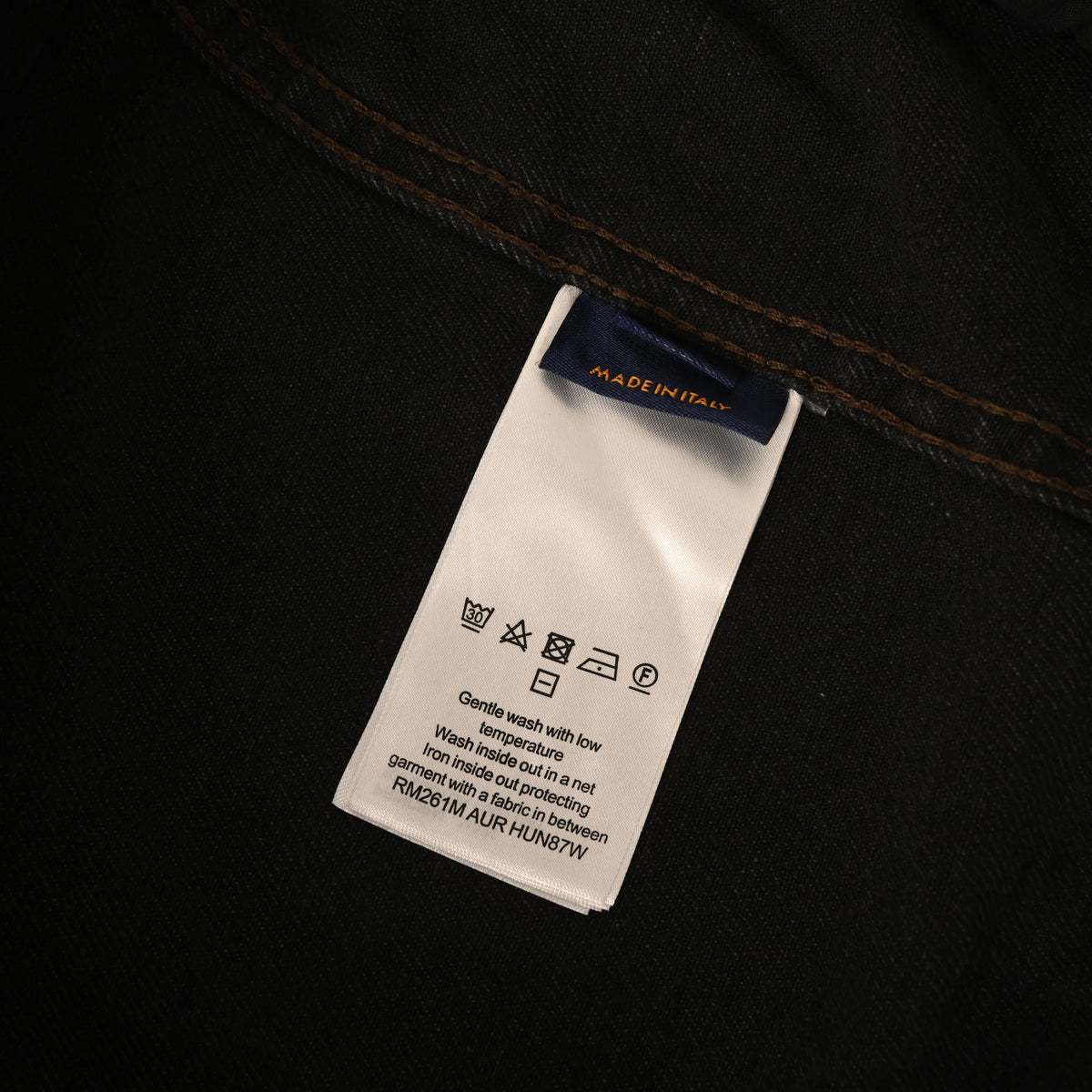 Louis Vuitton Truck Embroidered Denim Jacket - Garment-Washed Fitted Designer Casual Outerwear
