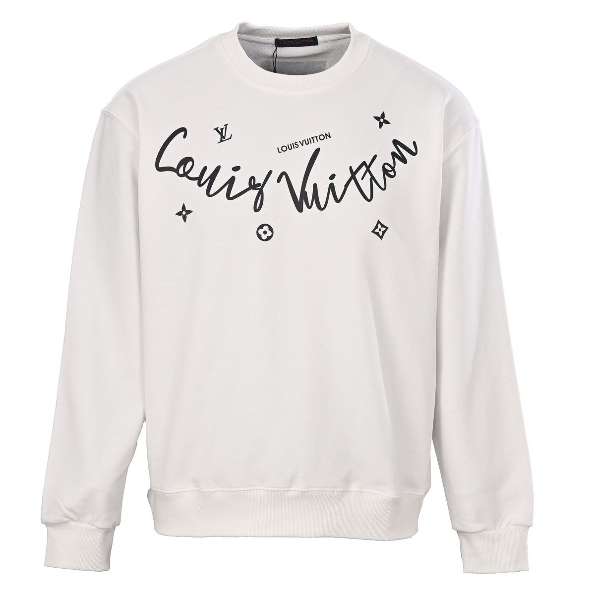 Louis Vuitton Neckline Signature Crewneck Sweatshirt | Luxury Designer Pullover for Elevated Casual & Streetwear Styling