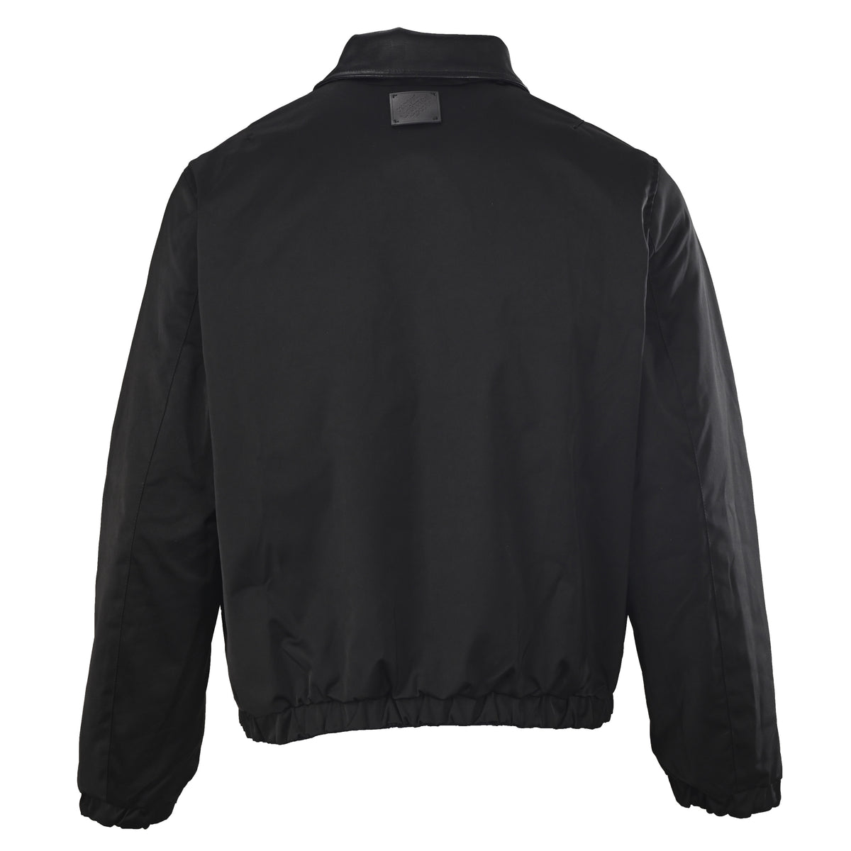 Louis Vuitton Leather-Collar Checkerboard Jacket | Reversible Cinched-Waist Designer Luxury Casual Outerwear