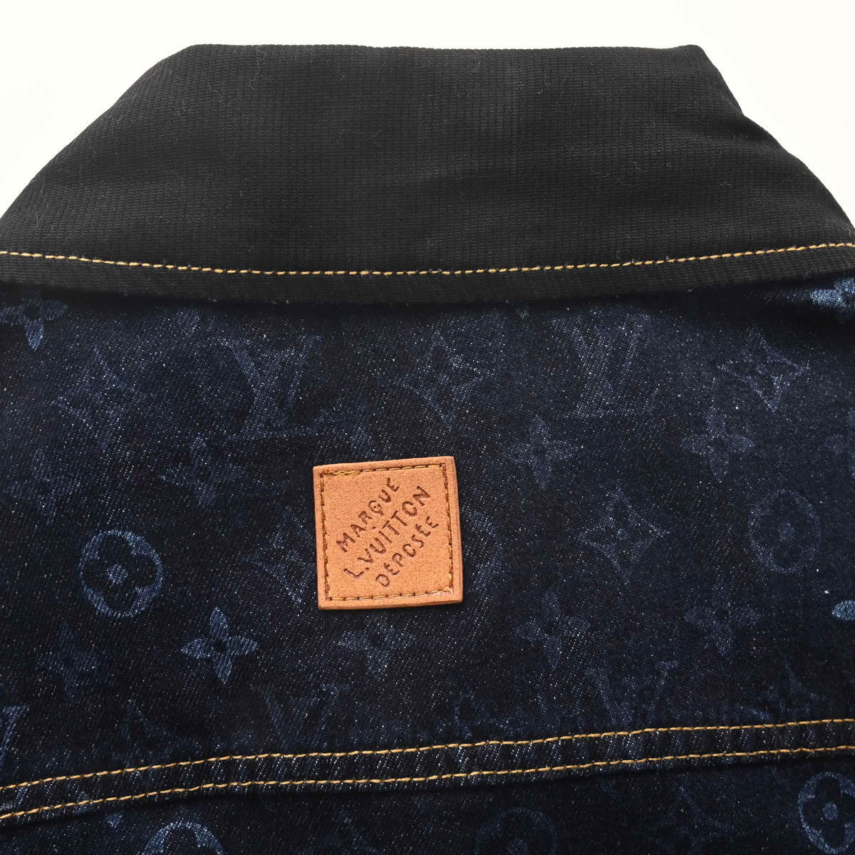 Louis Vuitton All-Over Monogram Denim Workwear Jacket | Designer Utility-Inspired Outerwear for Statement Streetwear