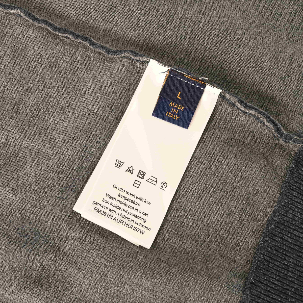 Louis Vuitton Jacquard Collar & Sleeve Knit Jacket | Waist-Defined Double-Knit Sweater Outerwear for Smart-Casual Style