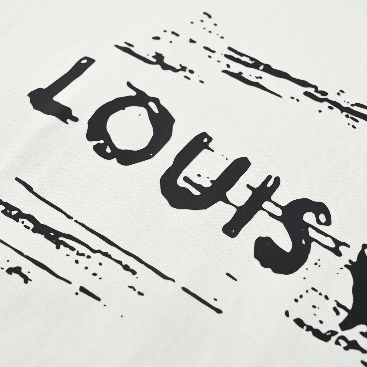 Louis Vuitton Weathered Logo Print Crewneck T-Shirt | Luxury Streetwear