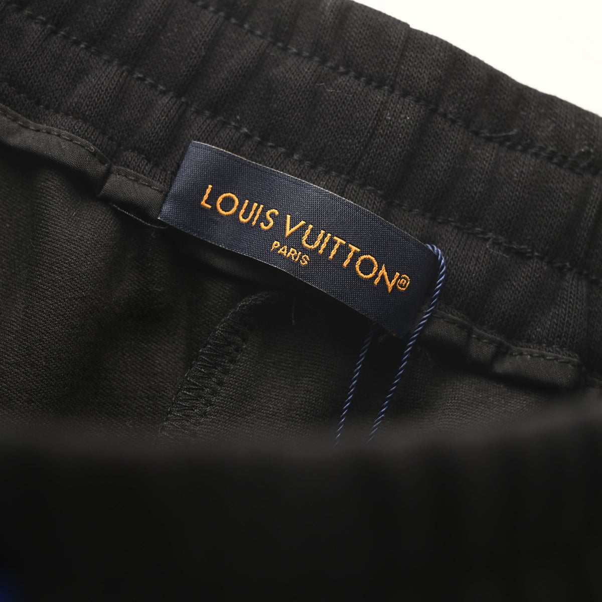 Louis Vuitton Blue Gesture & Letter Print Shorts | Designer Summer Style