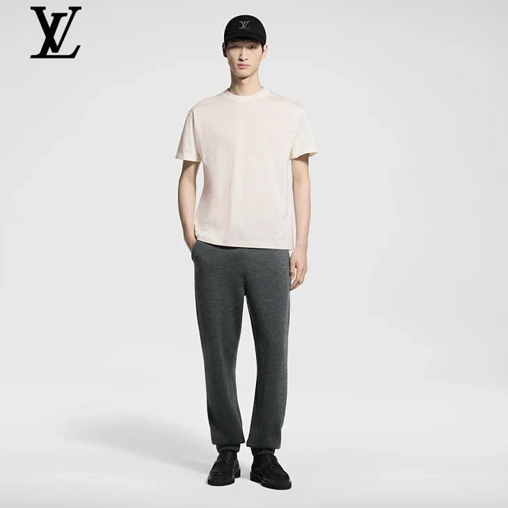 Louis Vuitton White Damier Short Sleeve T-Shirt