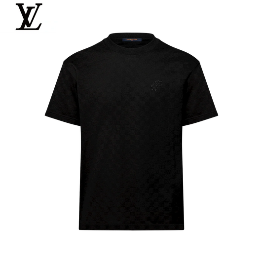 Louis Vuitton Black Damier Short Sleeve T-Shirt