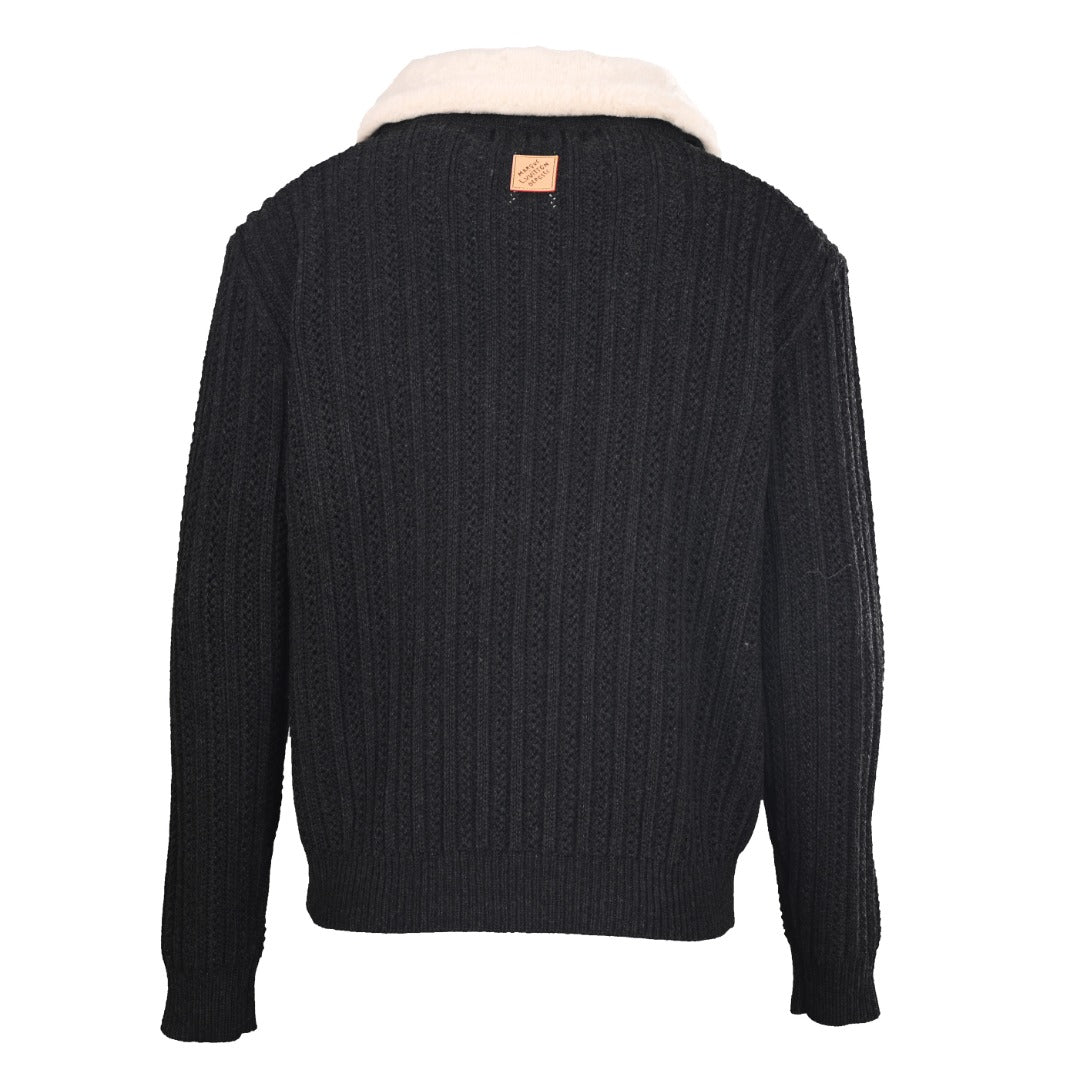 Louis Vuitton Wool Cashmere Blend Jacket | Luxury Fur-Collar Outerwear