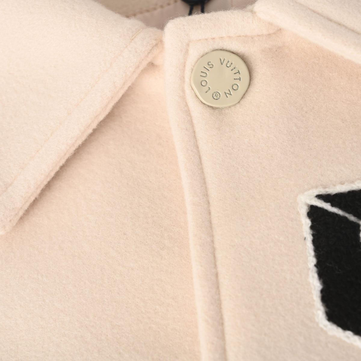 Louis Vuitton Bugs Bunny Baseball Jacket with Terry-Embroidered Lettering | Designer Varsity Outerwear for Playful Streetwear