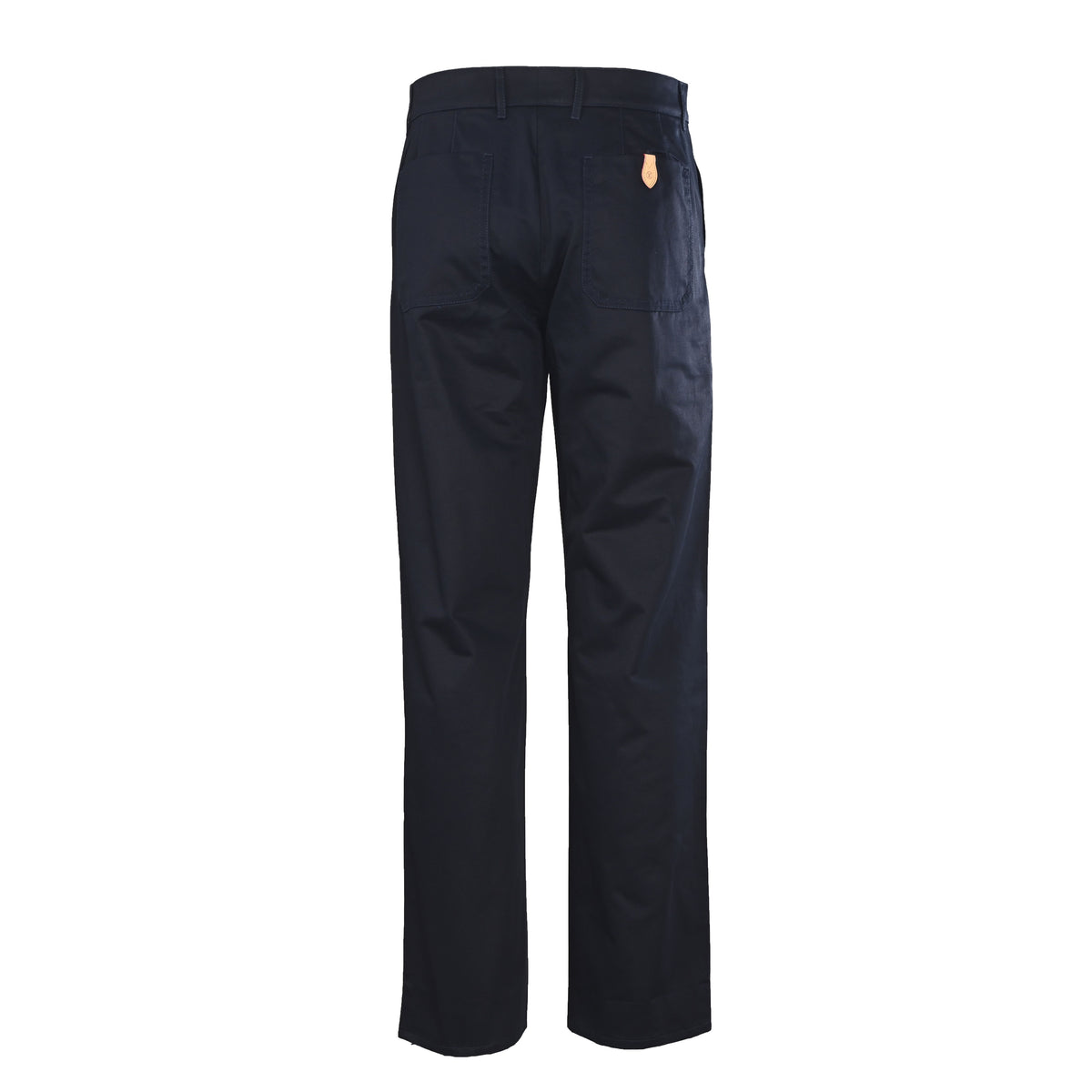 Louis Vuitton Silk Cotton Crepe Pants with Leather Accents | Smart Casual