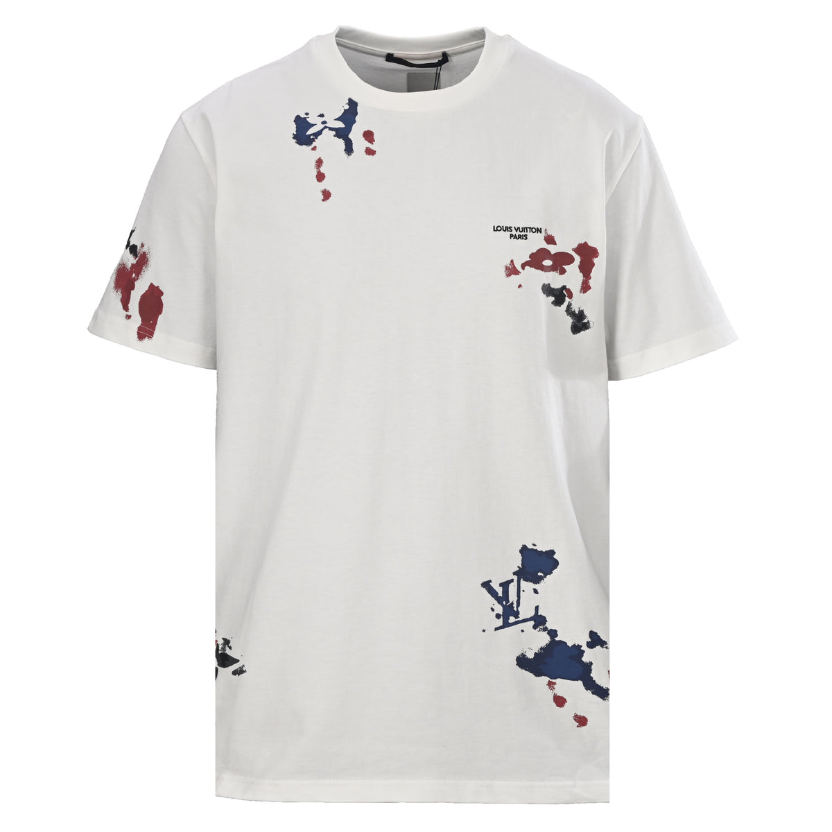 Louis Vuitton Ink-Wash Monogram Print T-Shirt | Designer Graphic Streetwear
