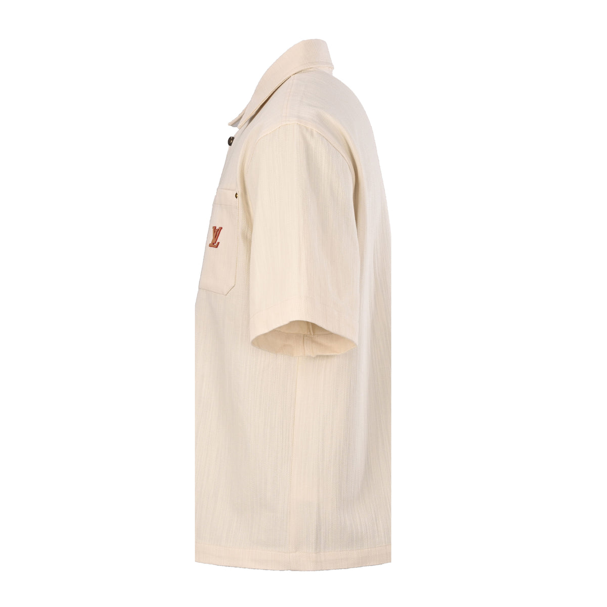 Louis Vuitton Leather-Blend Short-Sleeve Shirt | Designer Smart Casual