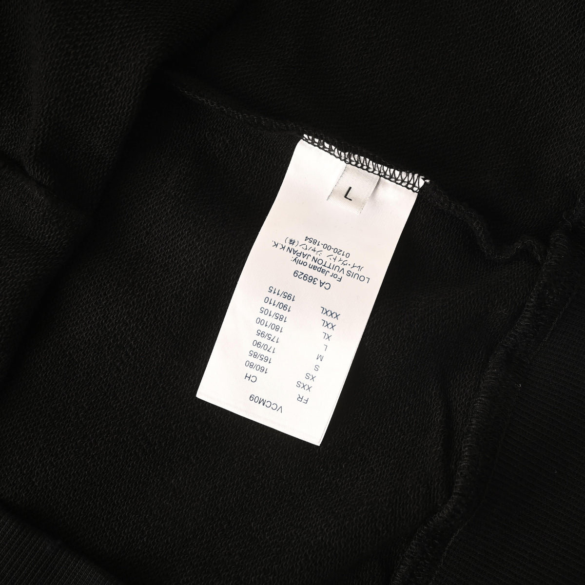 Louis Vuitton Distressed Hoodie with Tatami-Stitch Embroidered Letter Logo | Designer Grunge Streetwear