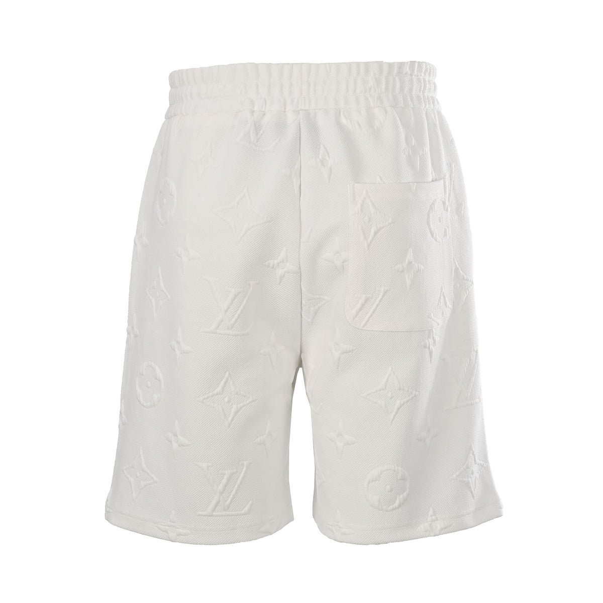 Louis Vuitton Tonal Monogram Embossed Shorts | Understated Luxury Casual