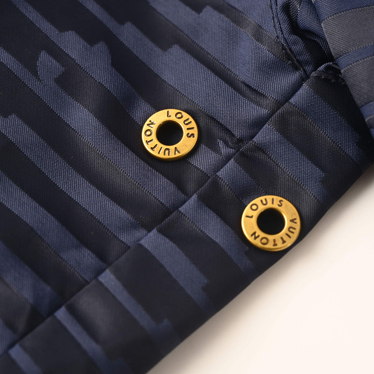 Louis Vuitton Monogram Striped Jacquard Stand-Collar Track Jacket | Designer Athleisure & Luxury Streetwear