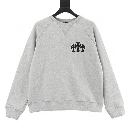 CH Logo Sanskrit Embroidery Crewneck Sweatshirt
