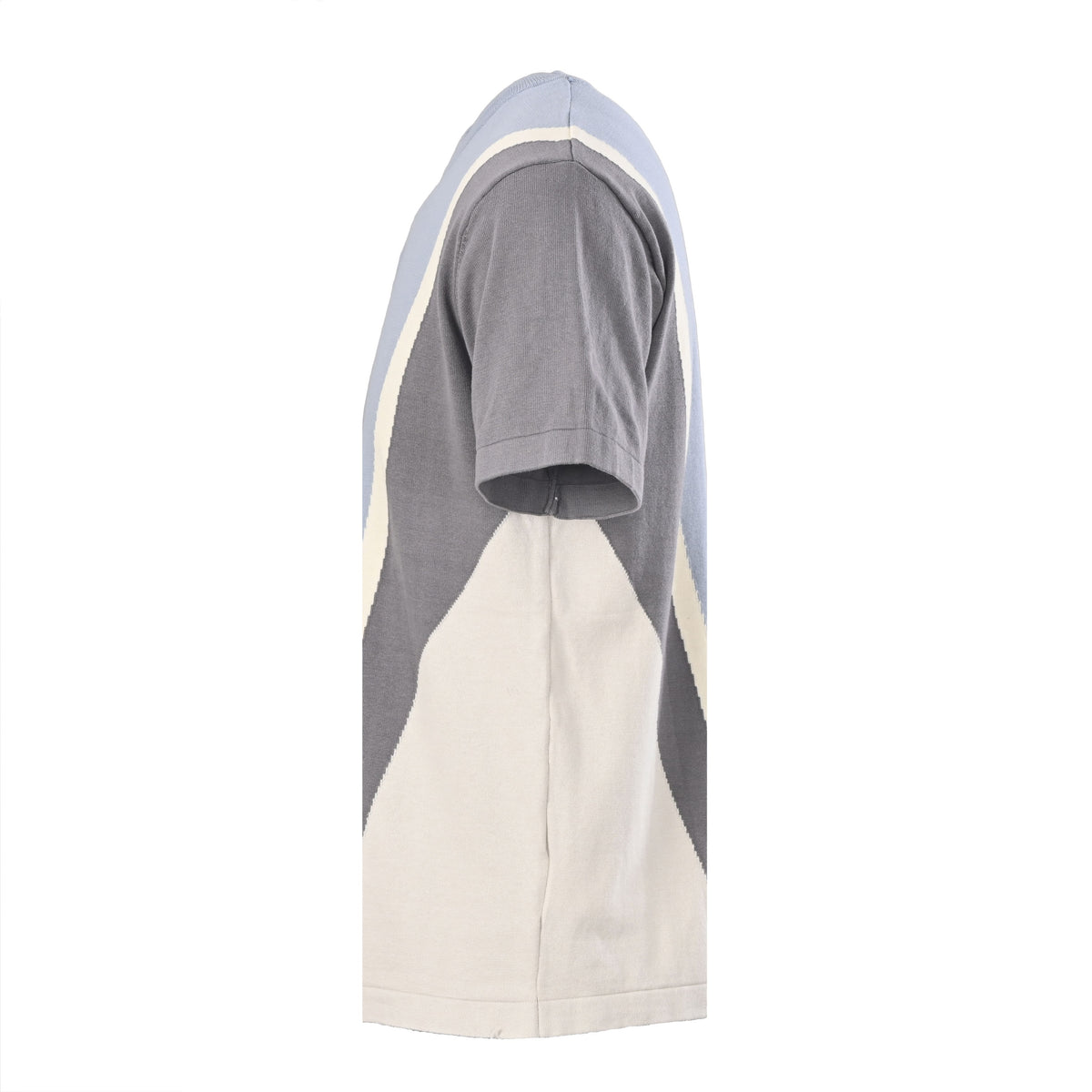Louis Vuitton Colorblock Relief Logo Knit T-Shirt | Designer Knitwear