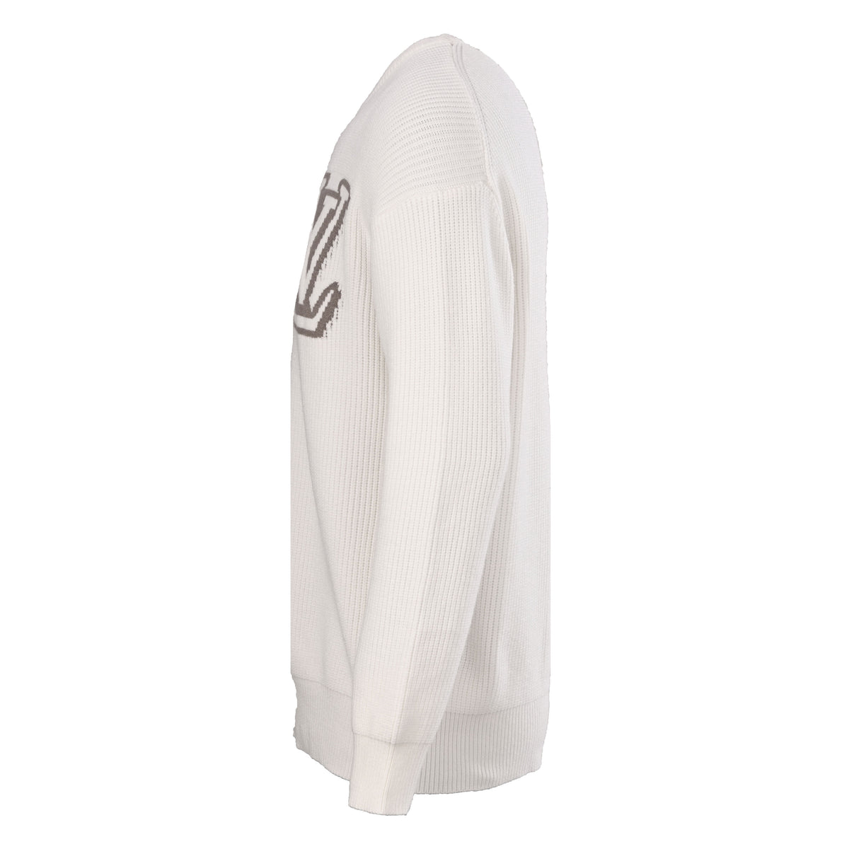 Louis Vuitton Classic Logo Crewneck Knit Sweater | Luxury Designer Pullover for Smart Casual & Everyday Layering