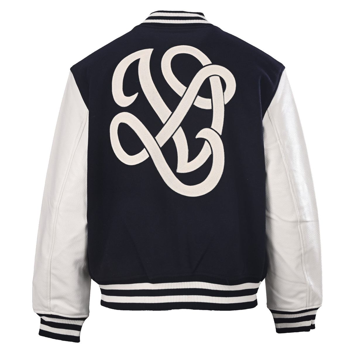 Louis Vuitton Conch Shell & Letter Embroidered Varsity Jacket | Nautical-Inspired Designer Outerwear & Luxury Streetwear