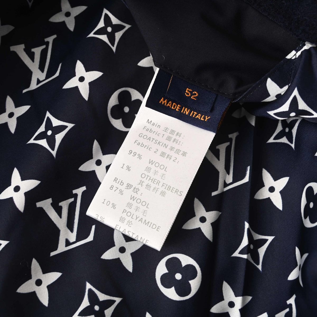 Louis Vuitton Back Lettering Baseball Jacket with Monogram Interior | Designer Varsity Streetwear Outerwear
