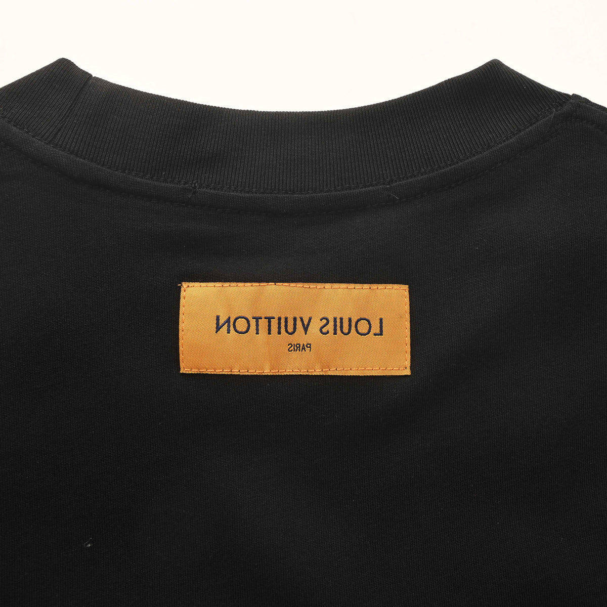 Louis Vuitton Mottled Long-Sleeve T-Shirt with Terry Chest Embroidery | Textured Designer Streetwear Top