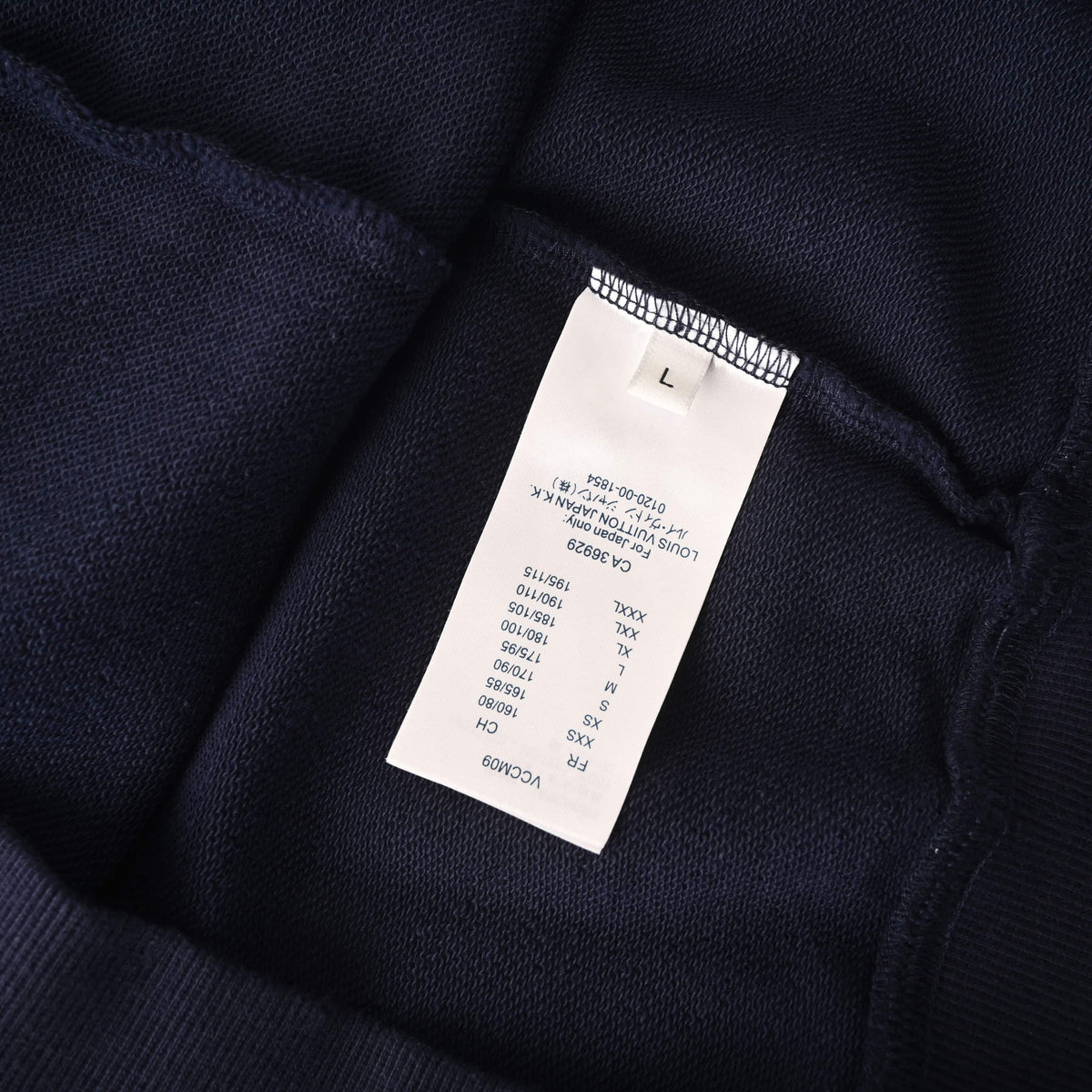 Louis Vuitton Embroidered Letter Logo Hoodie with Distressed Details | Tatami-Stitch Designer Streetwear