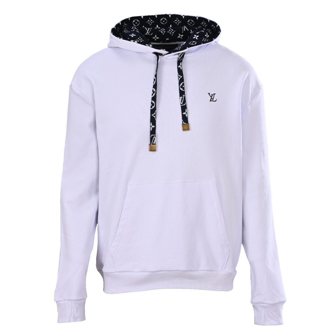 Louis Vuitton Monogram Drawstring Hoodie | Designer Casual Streetwear
