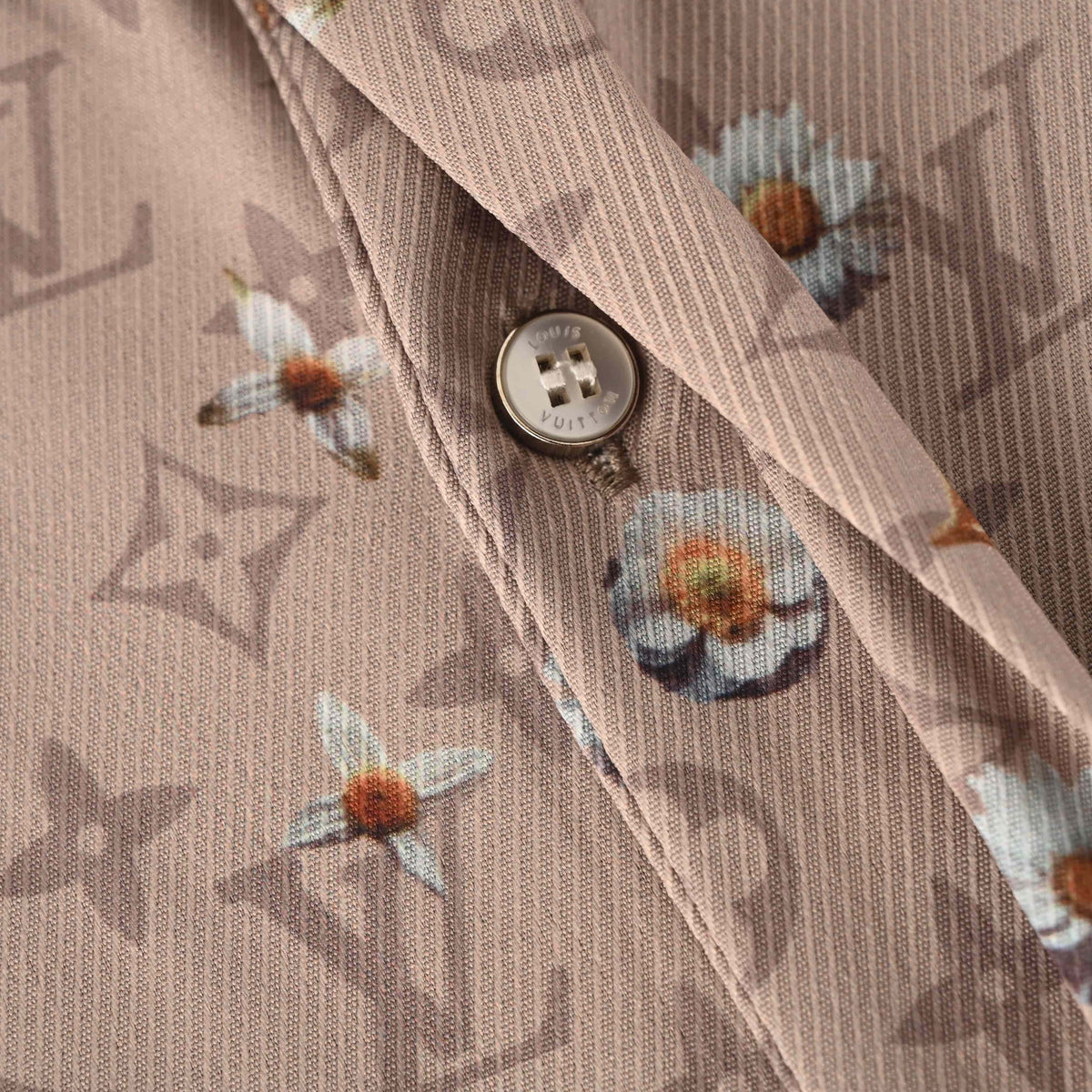 Louis Vuitton Monogram Daisy Print Short-Sleeve Shirt | Luxury Resort Wear