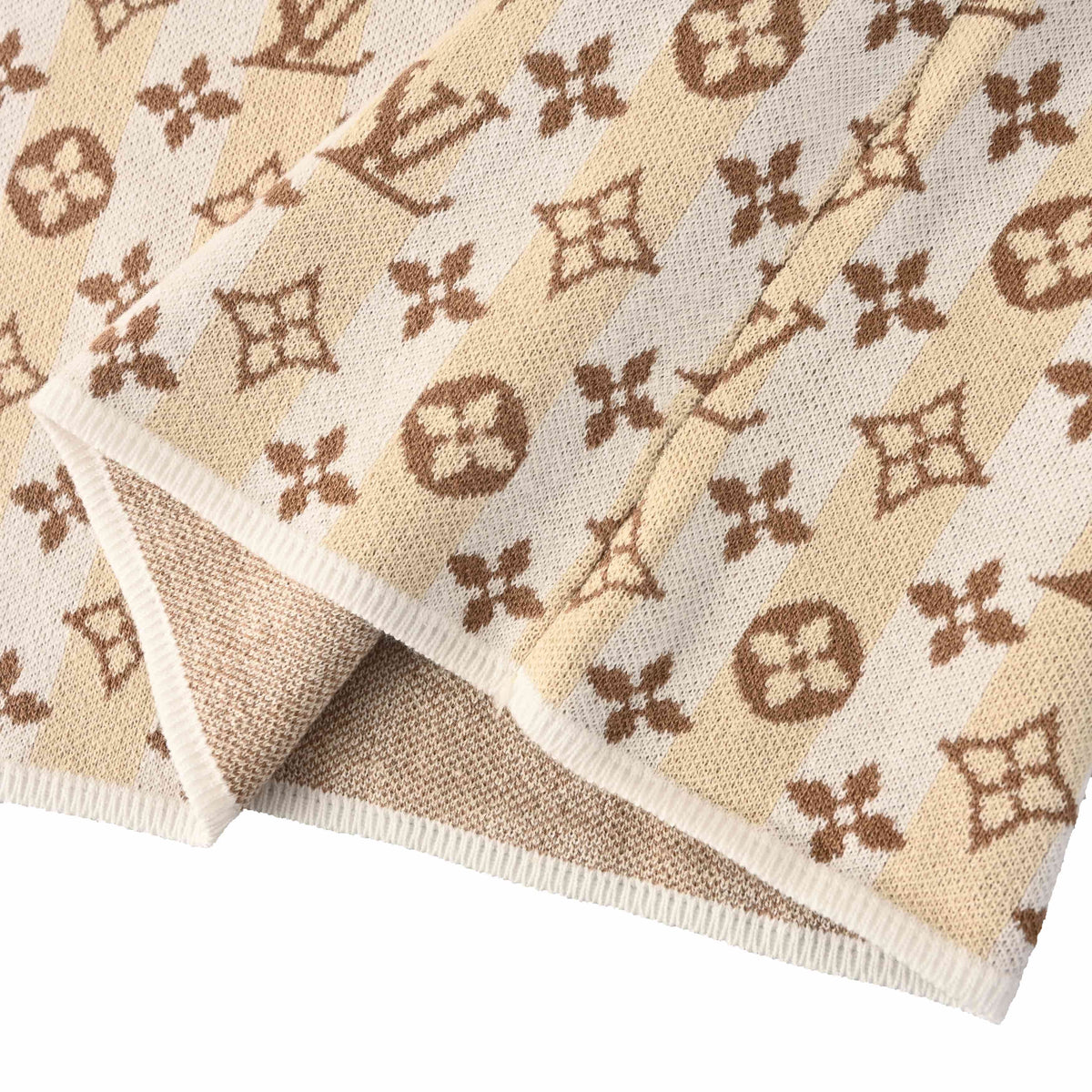 Louis Vuitton All-Over Monogram Jacquard Knit Tee | Luxury Knitwear
