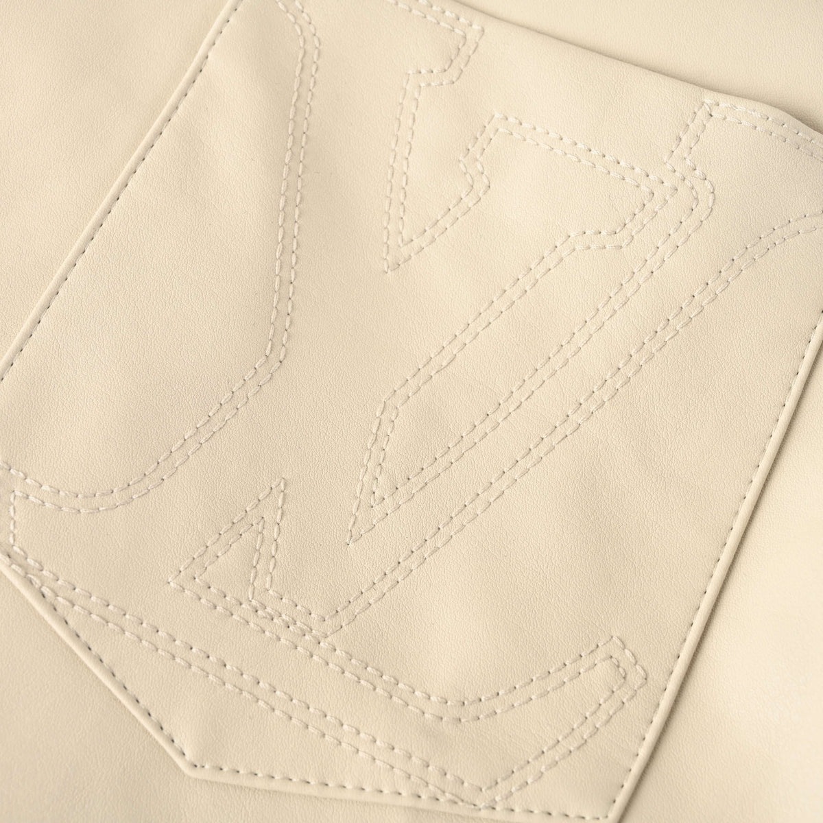 Louis Vuitton Logo Embroidered Single-Breasted Leather Jacket with Pockets | Luxury Designer Smart Casual Outerwear