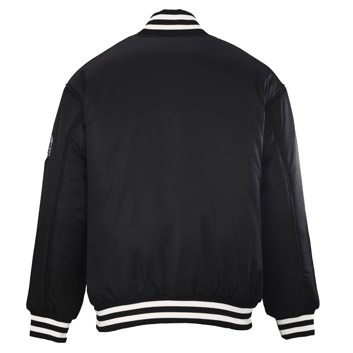 Louis Vuitton Embroidered Nylon Padded Baseball Jacket | Designer Varsity-Inspired Outerwear for Casual Streetwear