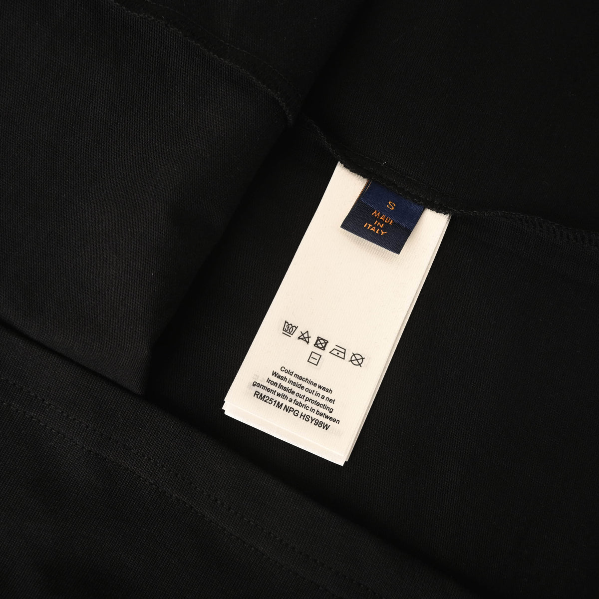 Louis Vuitton Black Monogram Embroidered T-Shirt | Designer Streetwear
