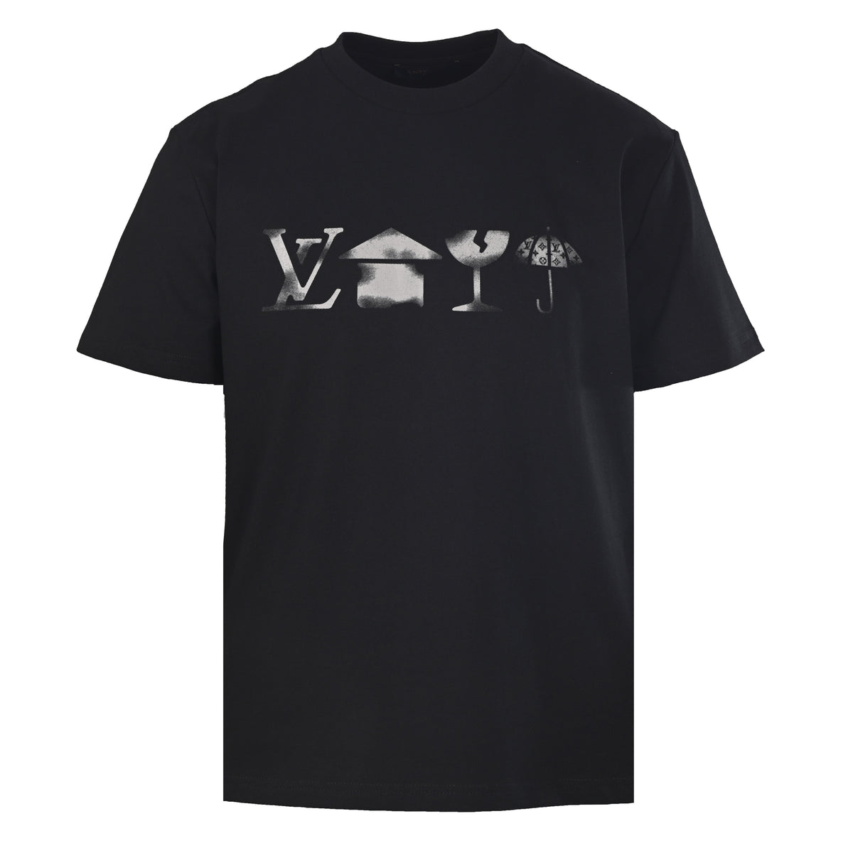 Louis Vuitton Chest Logo Print Short-Sleeve T-Shirt | Luxury Designer Logo Tee for Everyday Casual Streetwear