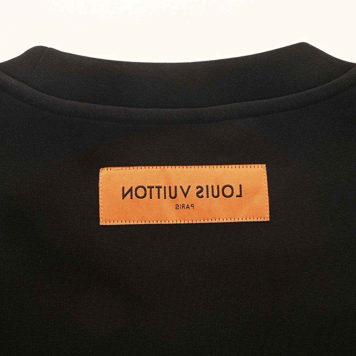 Louis Vuitton Monogram Collar Embroidered Crewneck Sweatshirt | Designer Casual Streetwear