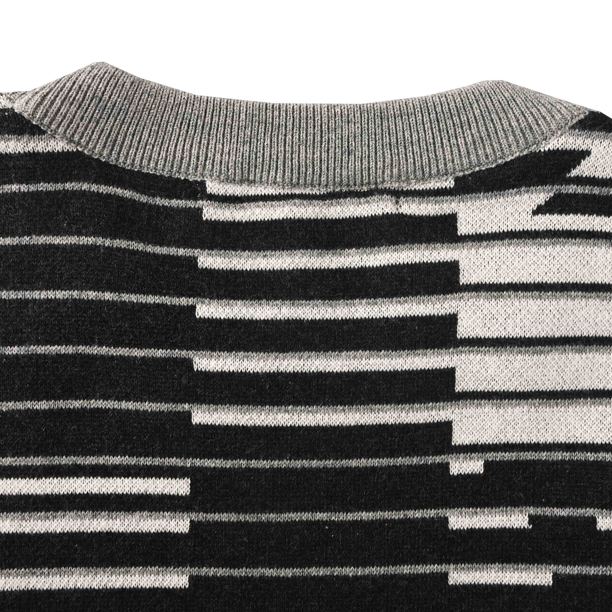 Louis Vuitton Optical Monogram Stripe Knit Tee | Designer Statement Knitwear