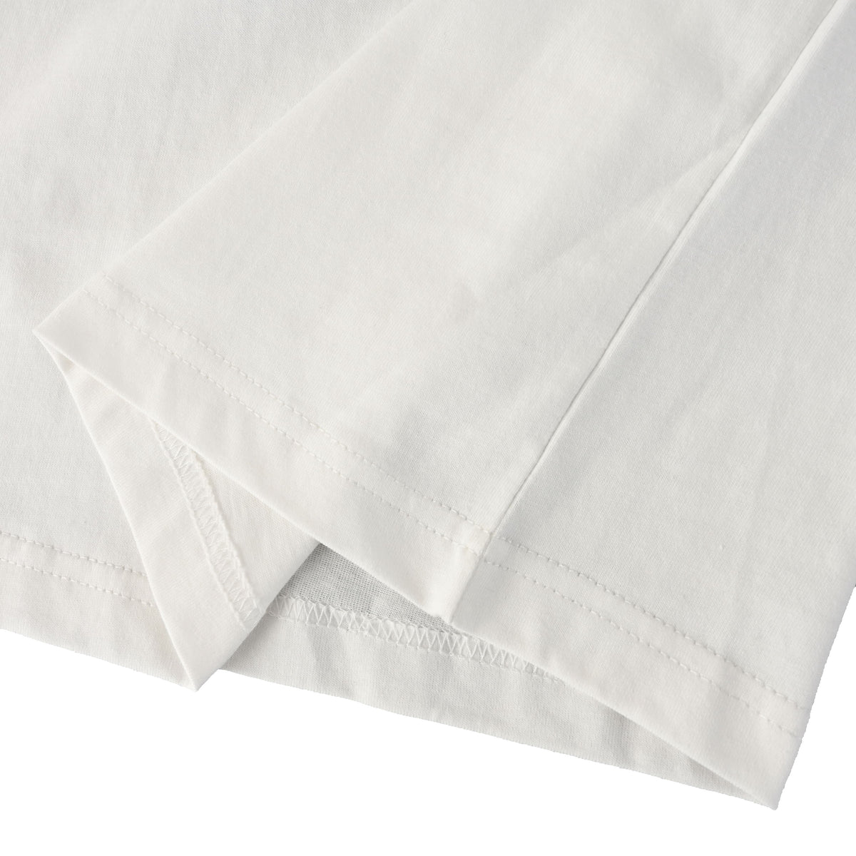 Louis Vuitton White Leather Patch T-Shirt | Minimalist Designer Crew Neck