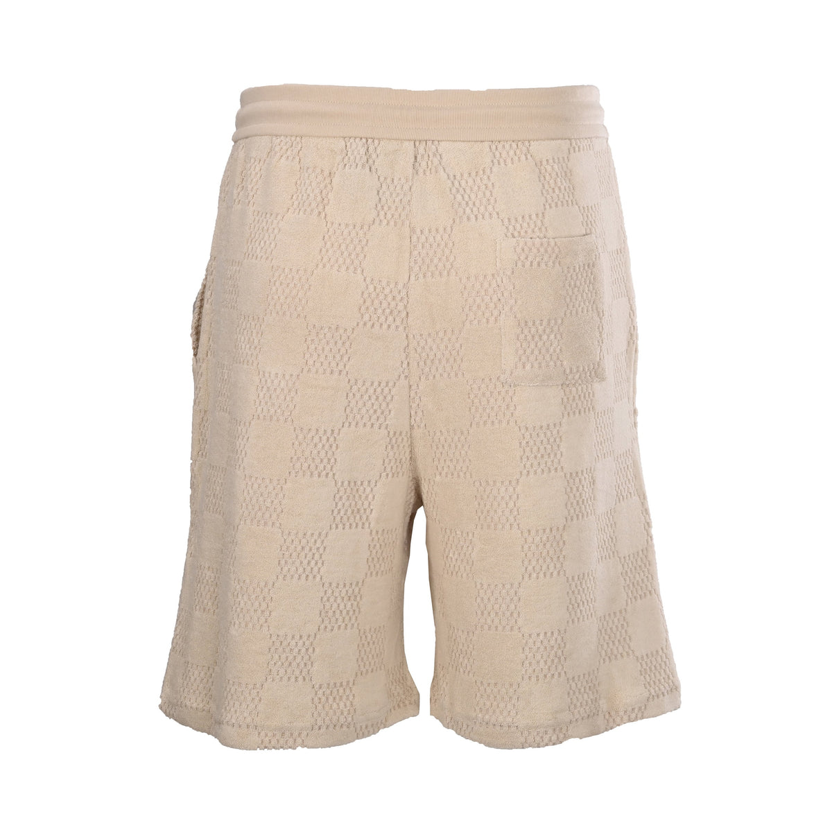 Louis Vuitton Checkerboard Terry Drawstring Shorts | Luxury Loungewear