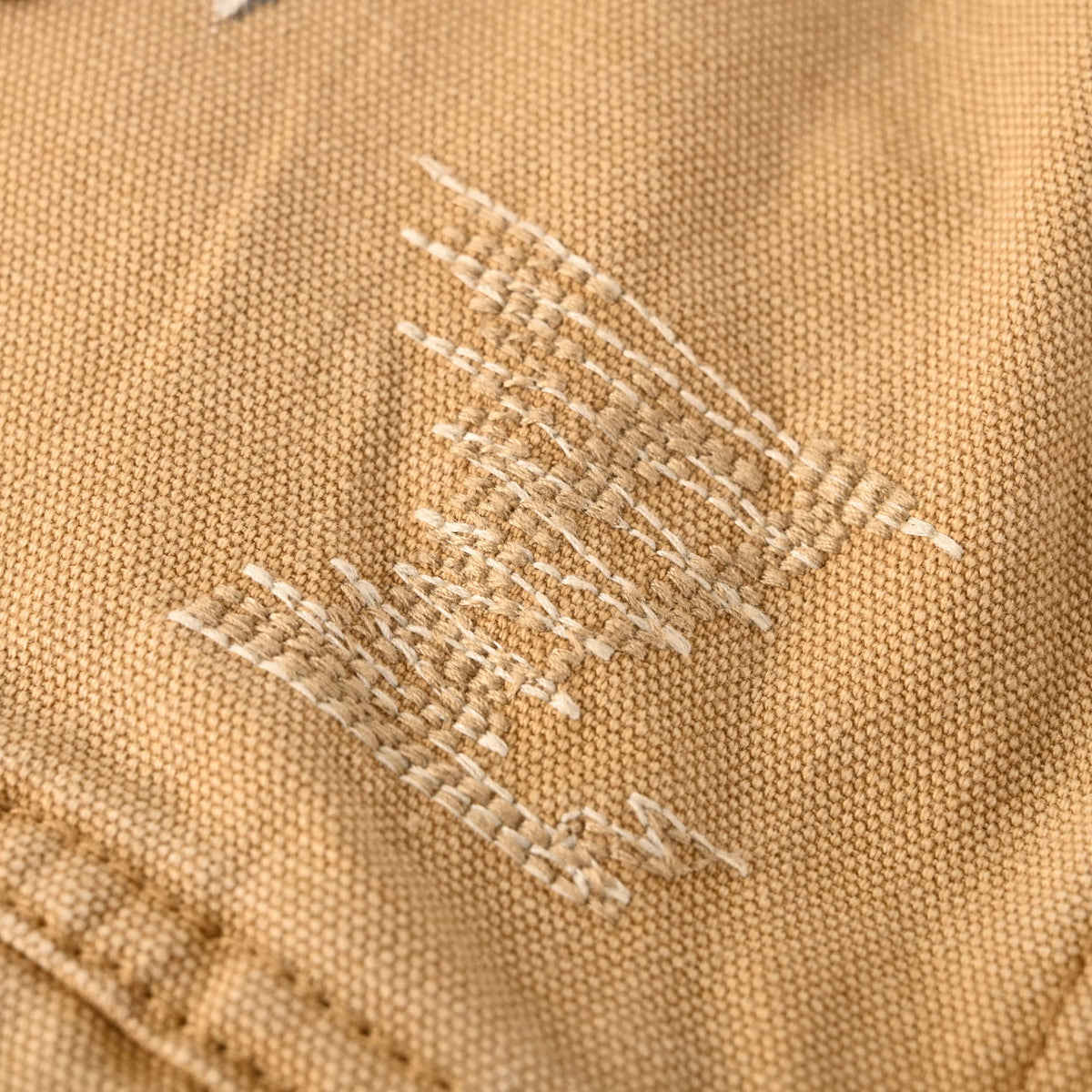 Louis Vuitton Khaki Paint-Splatter Denim Trucker Jacket, Graffiti-Inspired Designer Outerwear with Vintage Workwear Style