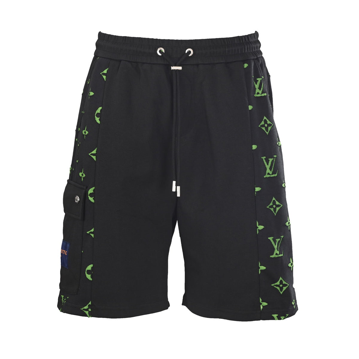 Louis Vuitton Monogram Burnout Cargo Shorts | Designer Urban Casual