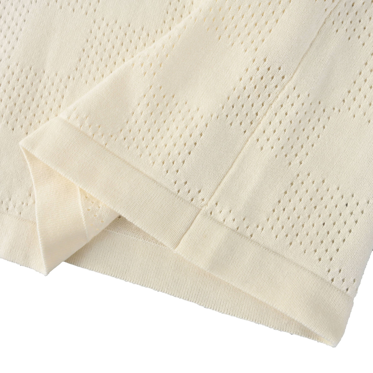 Louis Vuitton Checkerboard Mesh Knit T-Shirt | Designer Summer Knitwear