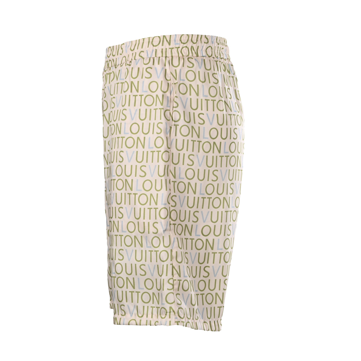 Louis Vuitton All-Over Letter Print Shorts | Luxury Resort Streetwear