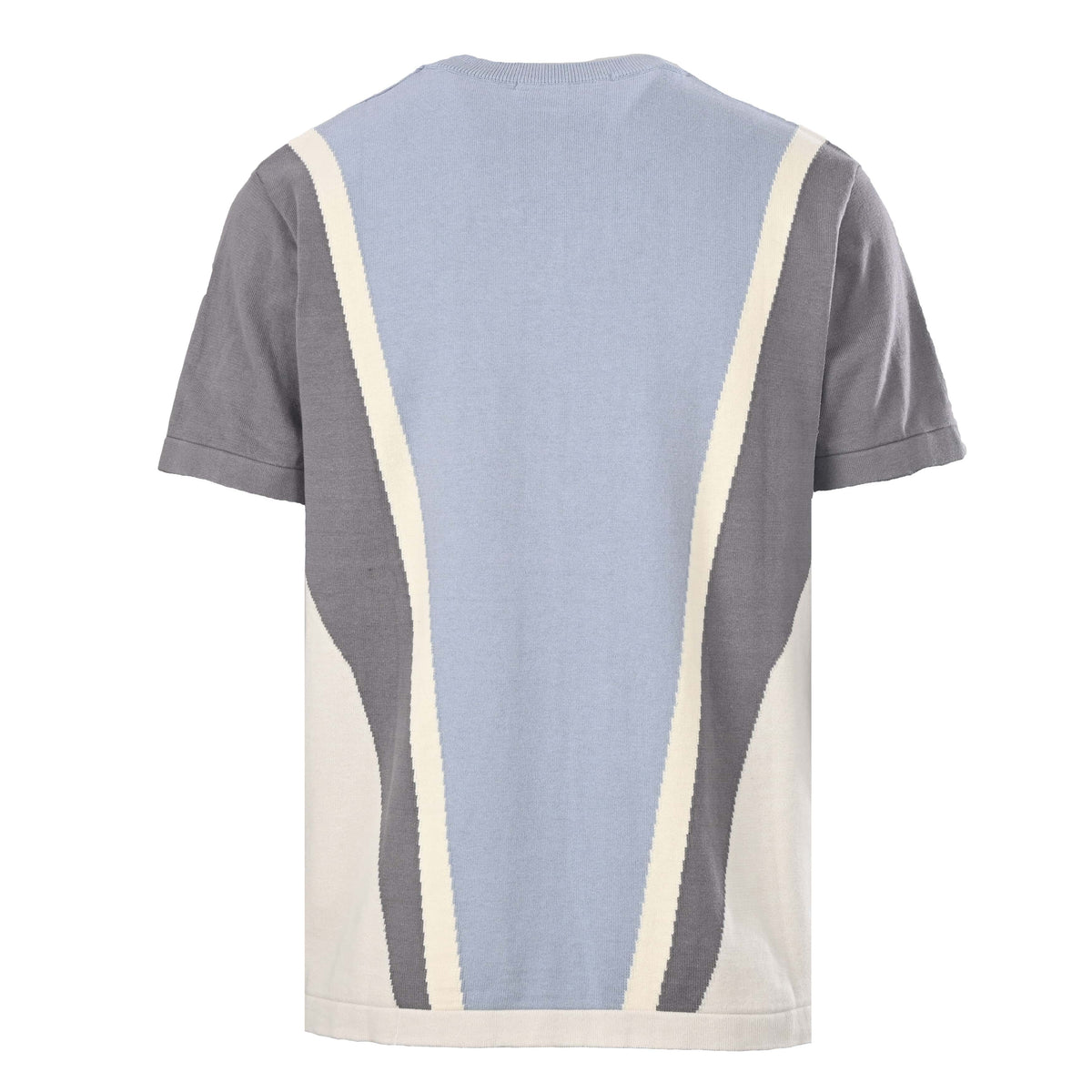 Louis Vuitton Colorblock Relief Logo Knit T-Shirt | Designer Knitwear
