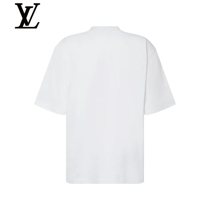 Louis Vuitton White Tassel Key Pocket Print T-Shirt