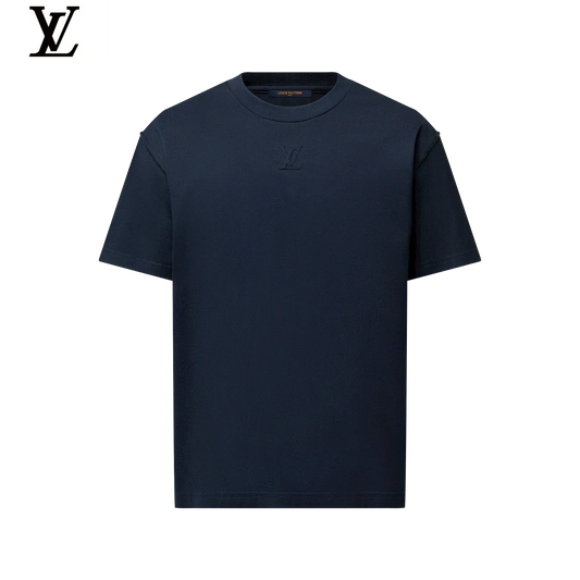 Louis Vuitton Embossed LV Logo Short-Sleeve T-Shirt