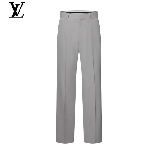 Louis Vuitton Light Grey Straight-Fit Trousers